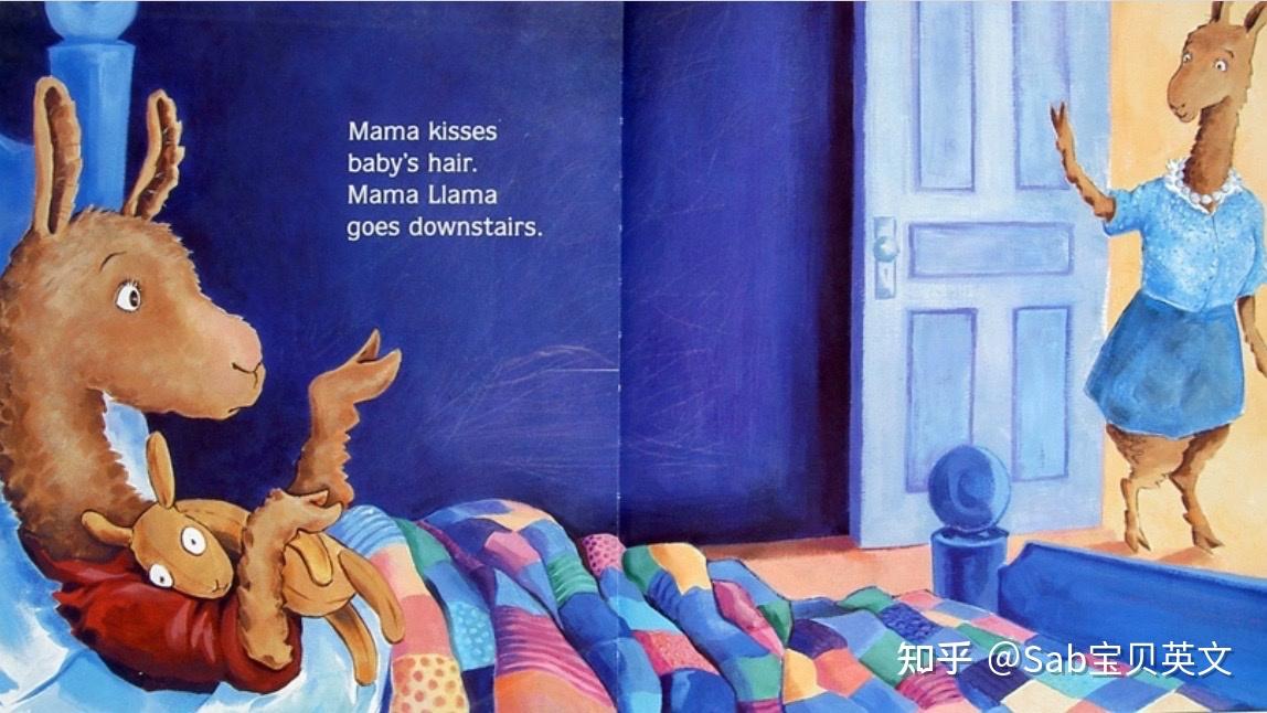 英文绘本阅读llamallamaredpajama穿红色睡衣的拉玛