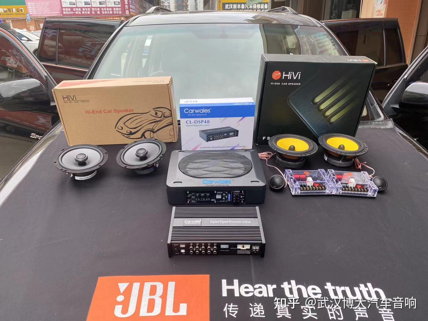 丰田汉兰达改装惠威汽车音响原位换装两分频听饱满人声