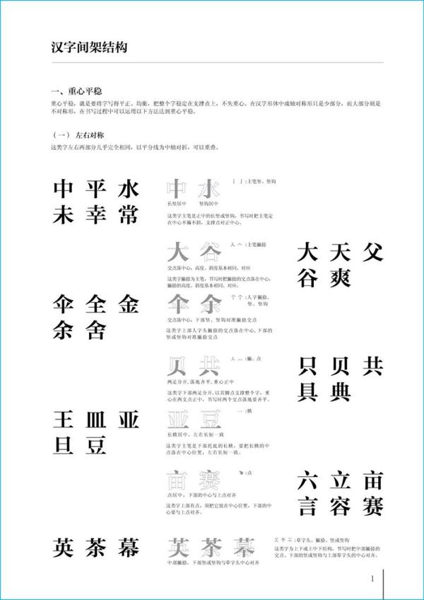 汉字间架结构 知乎