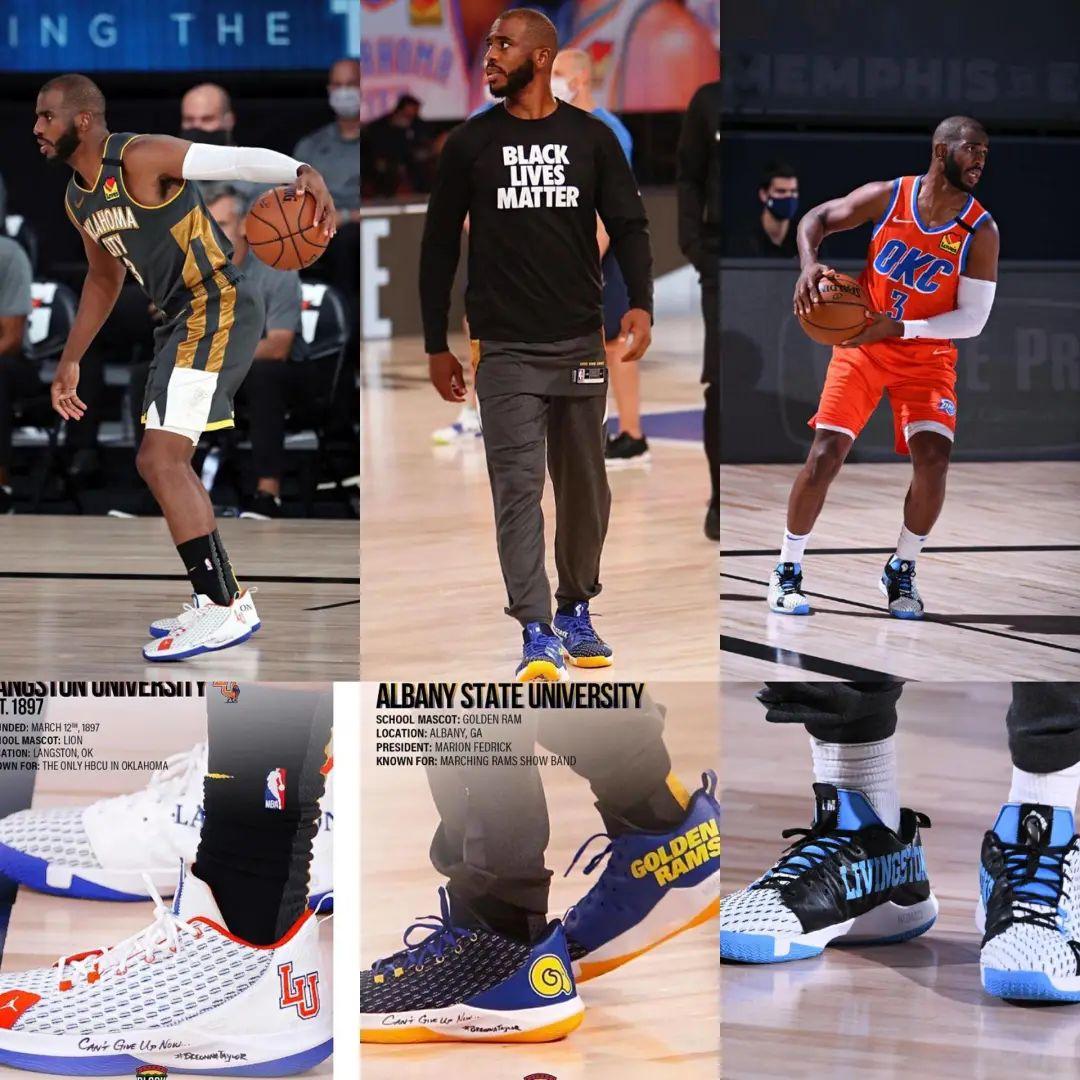 保罗第13代签名鞋实物曝光保罗亲自上脚比赛实战