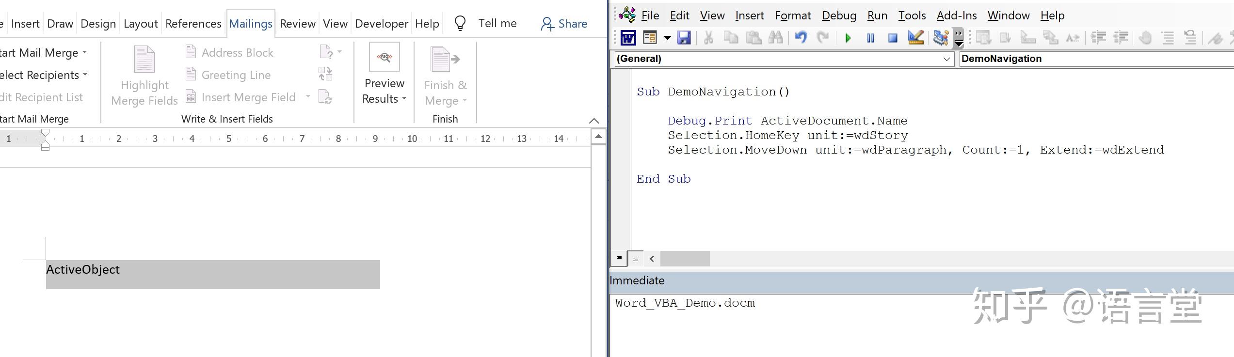 Word VBA Object Model - Word VBA 对象模型 - 知乎