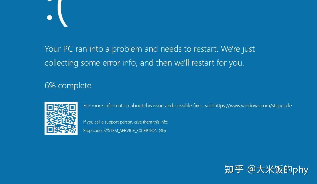 显卡故障案例分析SYSTEM_SERVICE_EXCEPTION (3b) 知乎