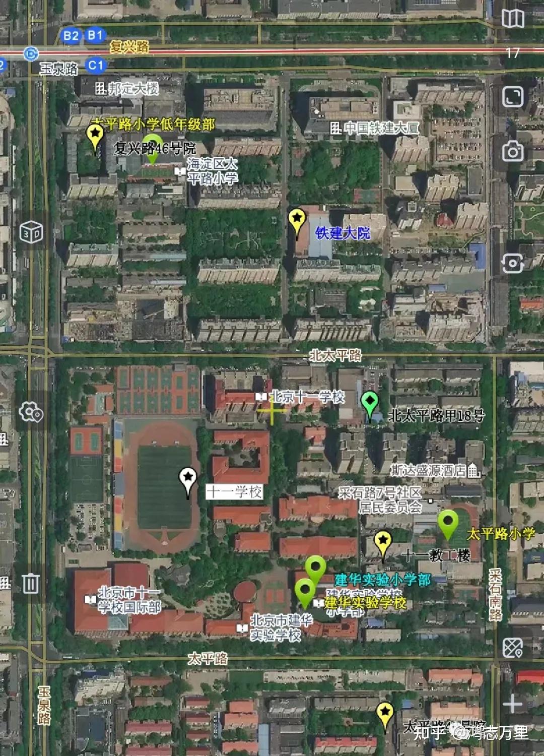 301解放军总医院地图图片
