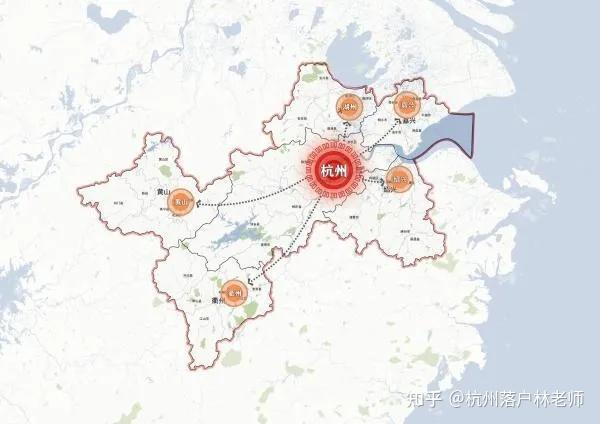 《杭州都市圈發展規劃(2020-2035年)》,杭州都市圈目前包括杭州,嘉興