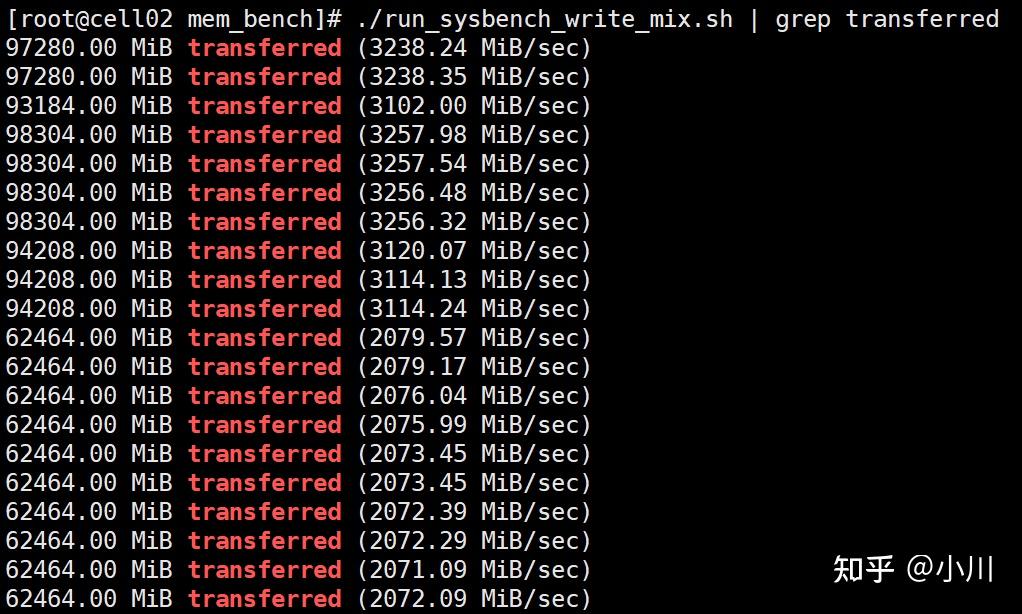 Workbench Memory 分布式存储性能调优 - sysbench内存带宽测试详解 - 知乎