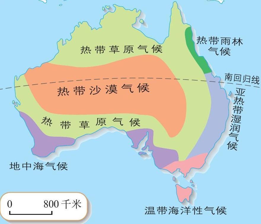 世界上最小的大陆澳大利亚大陆为什么会有大片沙漠分布