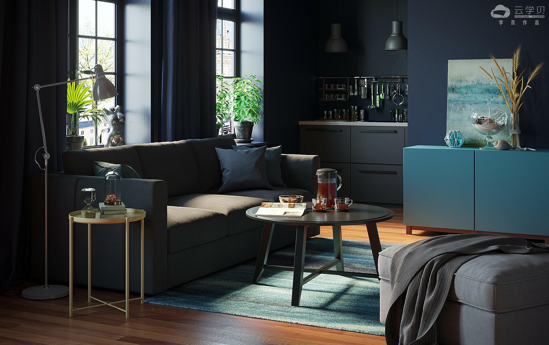 3dmax效果图教学,vray超写实金属材质制作方法