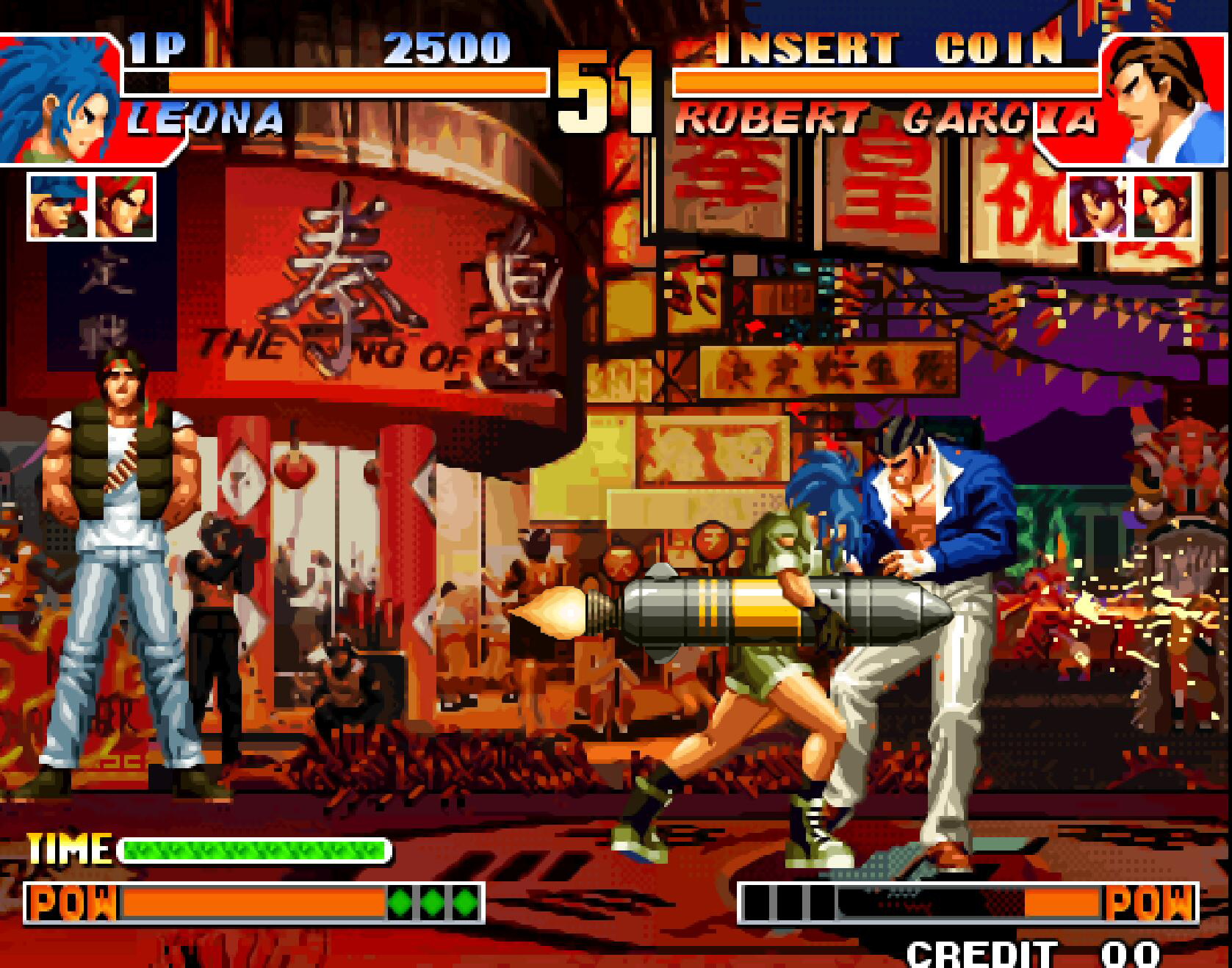 街机拳皇97让人眼花缭乱的必杀特效就算中招也心甘情愿