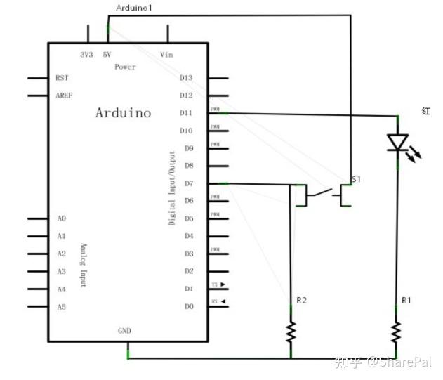 Arduino:按键控制LED实验 - 知乎