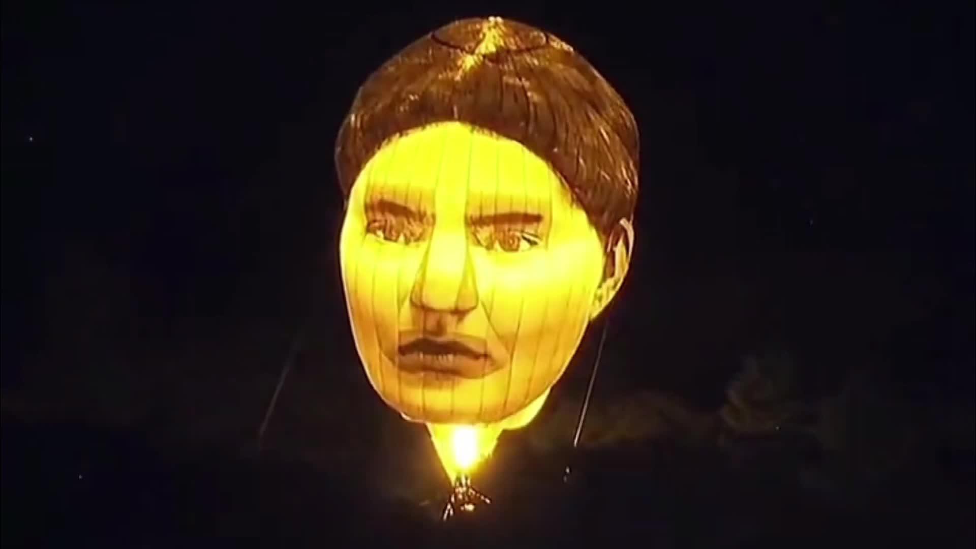 如何评价东京奥运会惊现恐怖巨型人偶,发光人头气球,要怎么理解这种