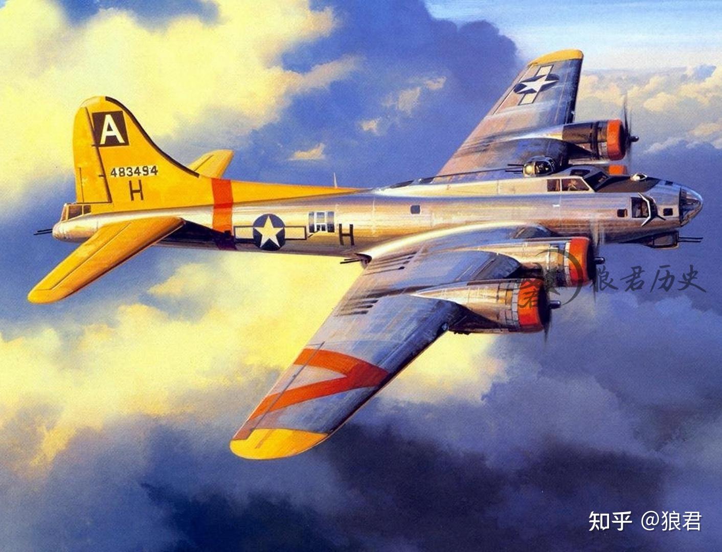 空中堡垒"的b-17并没有产生太大的威胁,轰炸机编队还是飞抵了目标上空