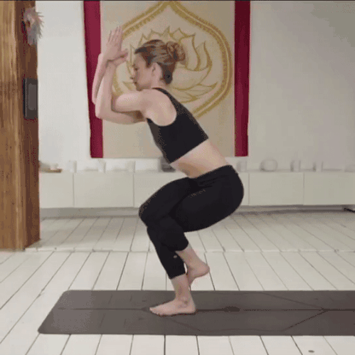 瑜伽丨鹰式详细动图教程及细节