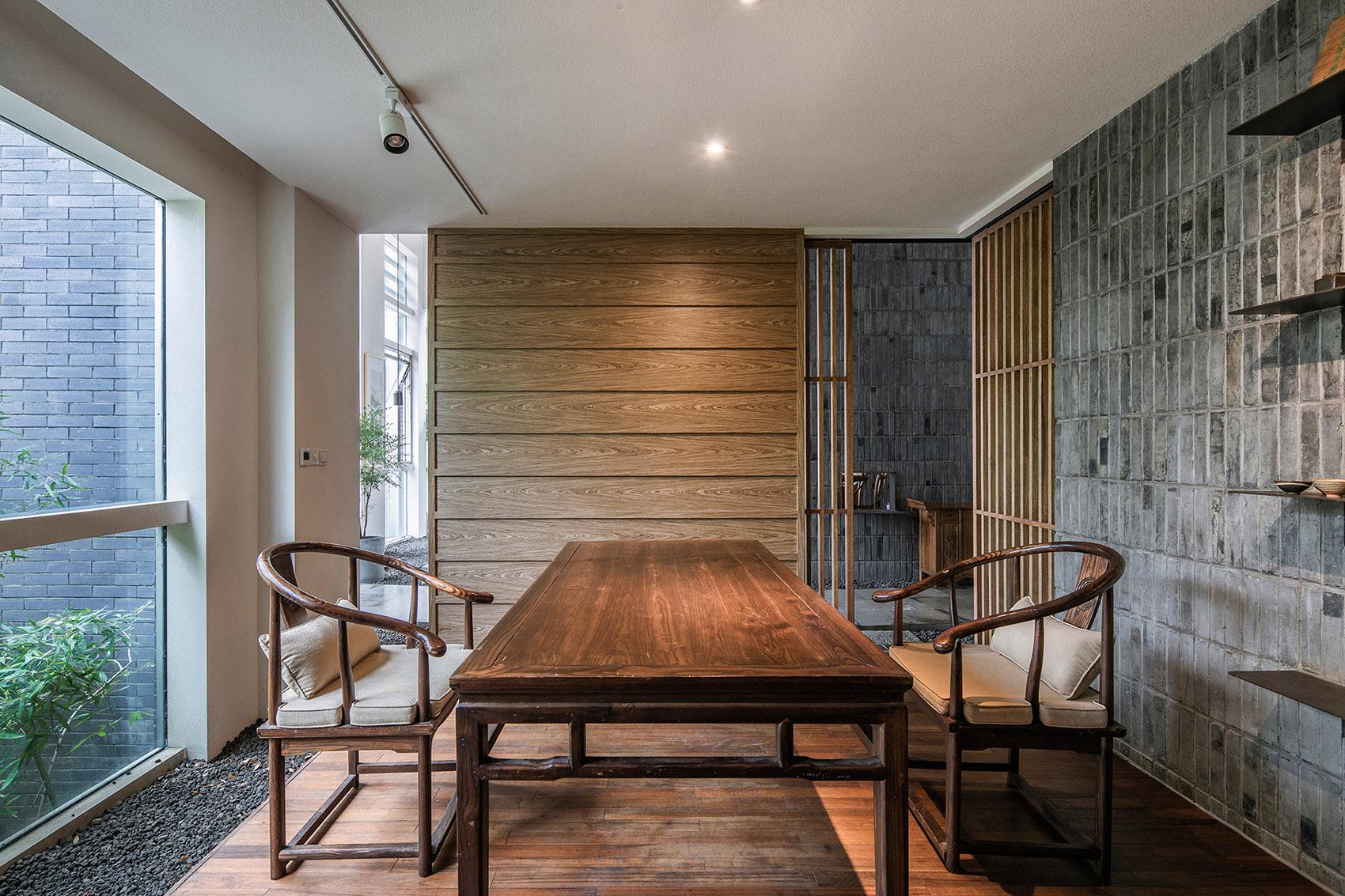 位于国际湿地公园里的茶室长什么样