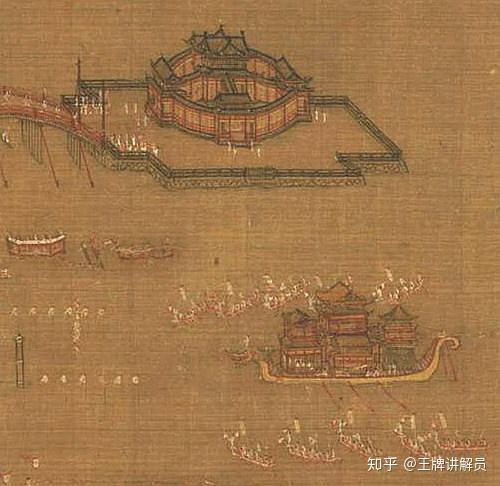 呈进"的签名,被认为与《清明上河图》一样,是北宋画家张择端的作品