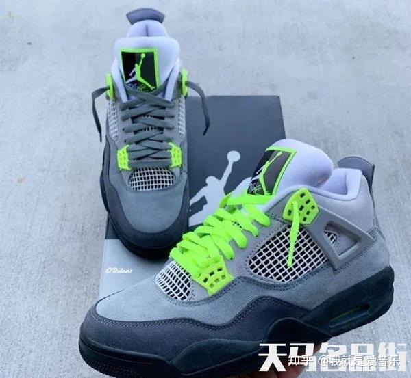 jordan 4 neon gs