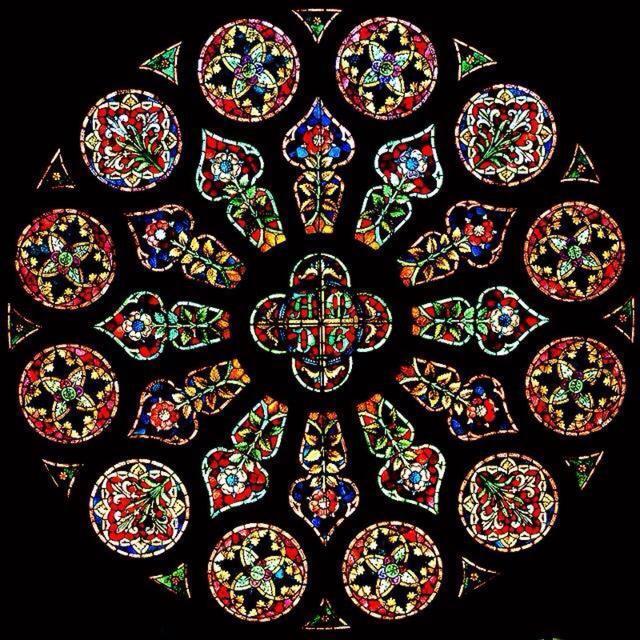 西方艺术2窗巴黎圣母院等哥特教堂玫瑰花窗多图欣赏