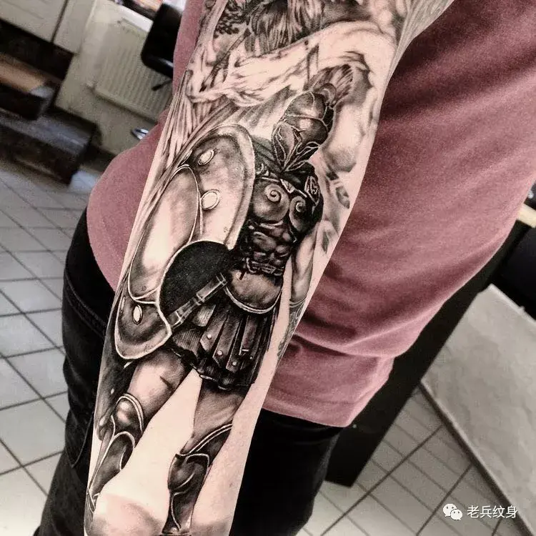 纹身素材骑士