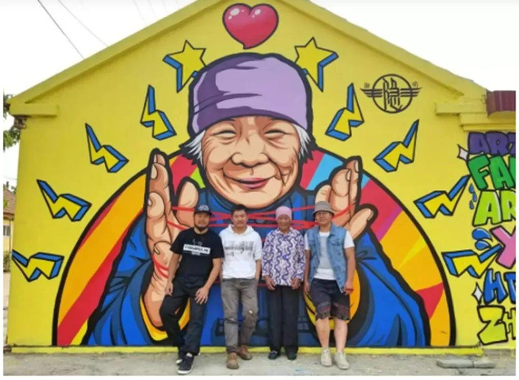 北京市怀柔区大水峪村,是风景秀丽的小村庄,壁画让人惊艳