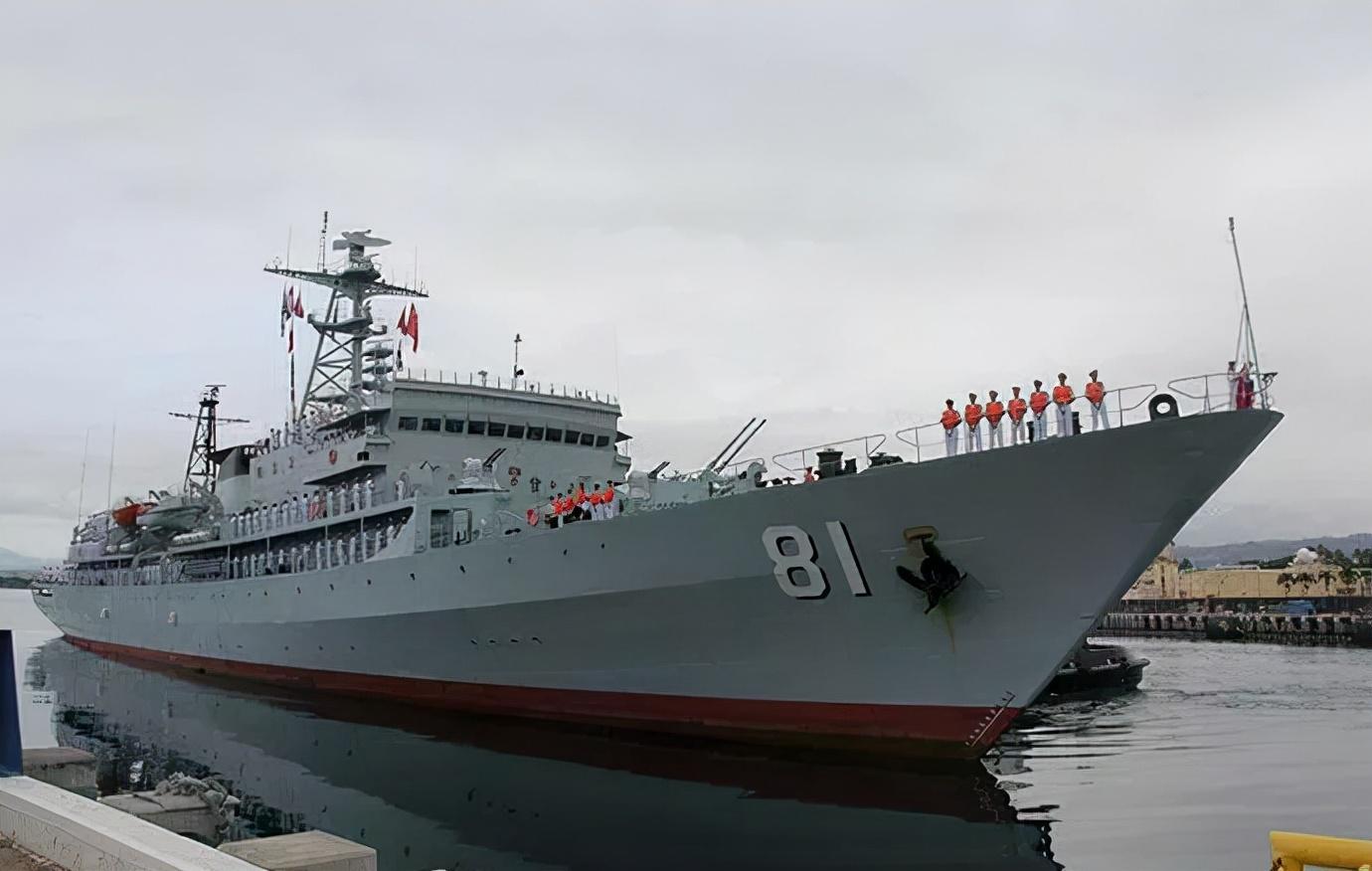 号也曾多次出访海外郑和号则是中国自行设计和建造的第一艘远洋训练舰