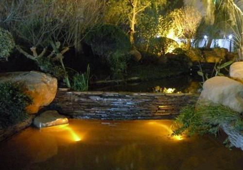 庭院水景灯光这样设计美出天际