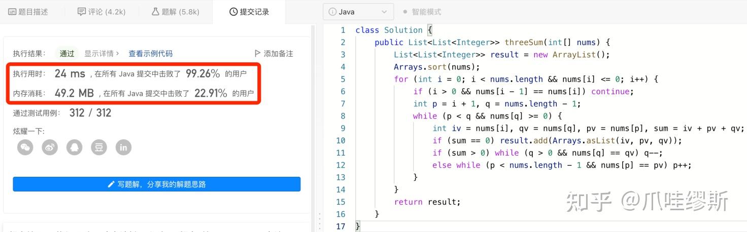 图解LeetCode——15. 三数之和 - 知乎