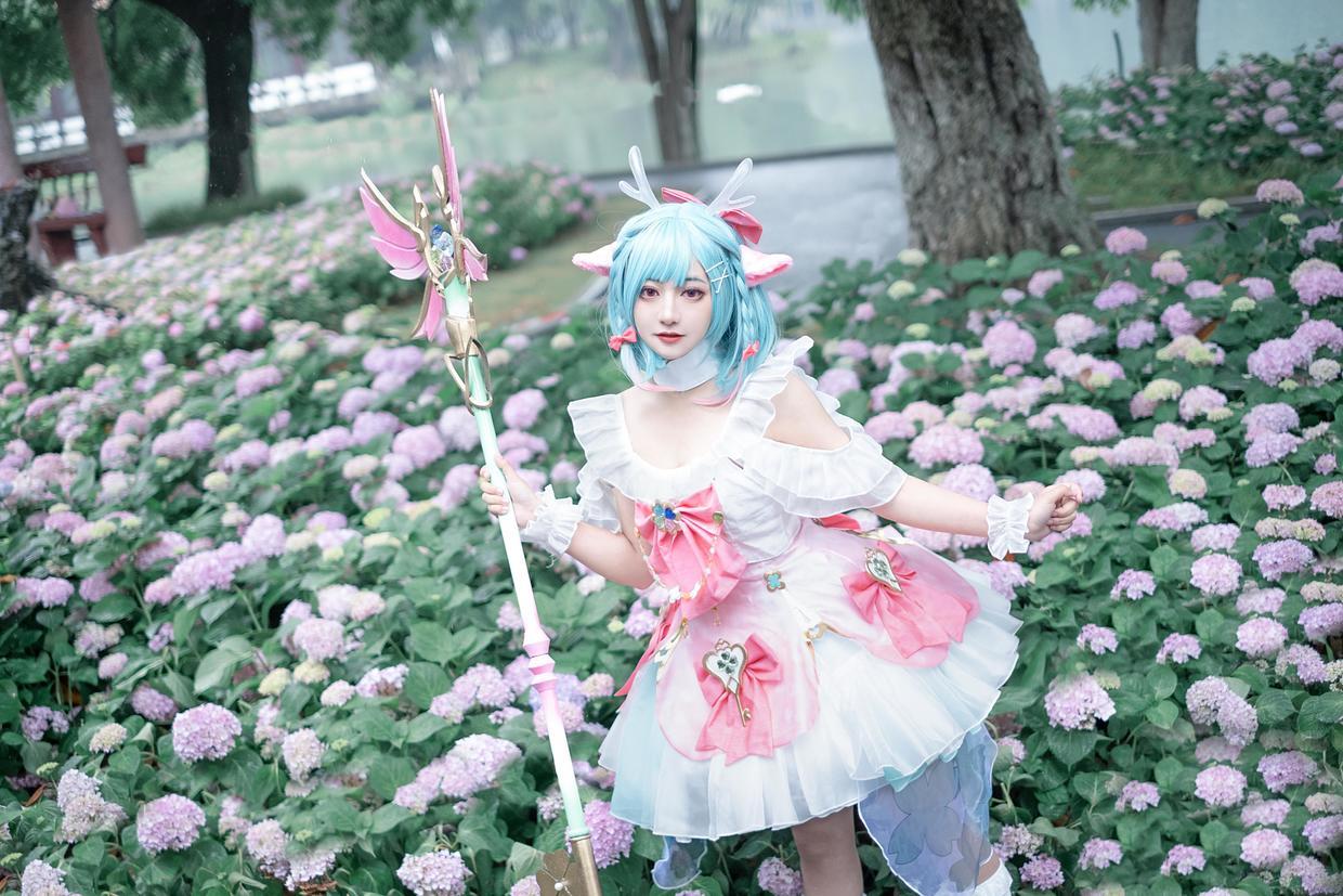 王者荣耀时之祈愿瑶cosplay