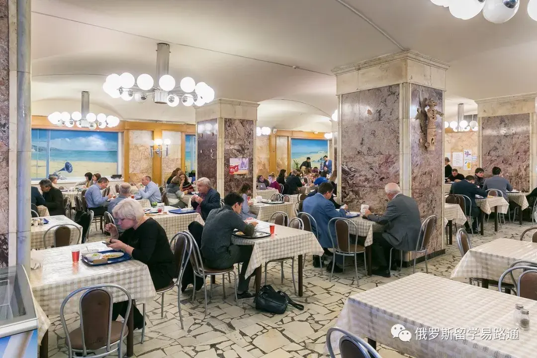 俄罗斯高校食堂之在俄罗斯国立高等经济研究大学食堂就餐是什么样的