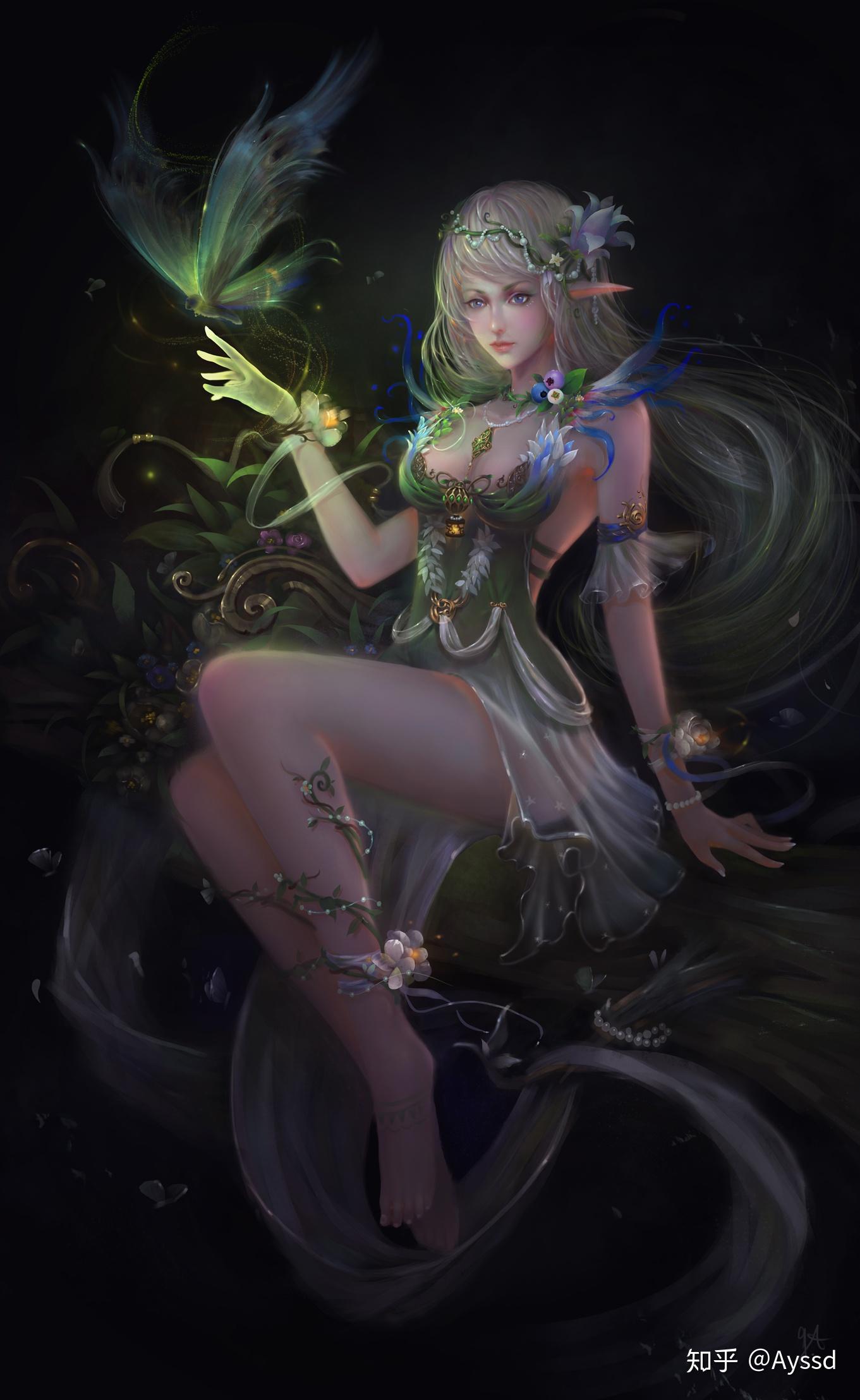 分享一些好看的精灵cg图片 - 知乎