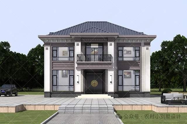 30款带阁楼二层新中式自建房别墅，2025回乡建房首选别墅效果图 - 知乎