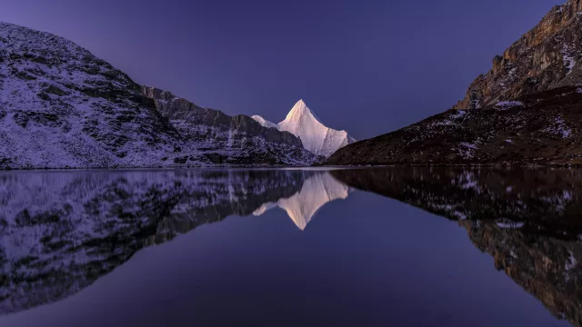 对称构图之倒影