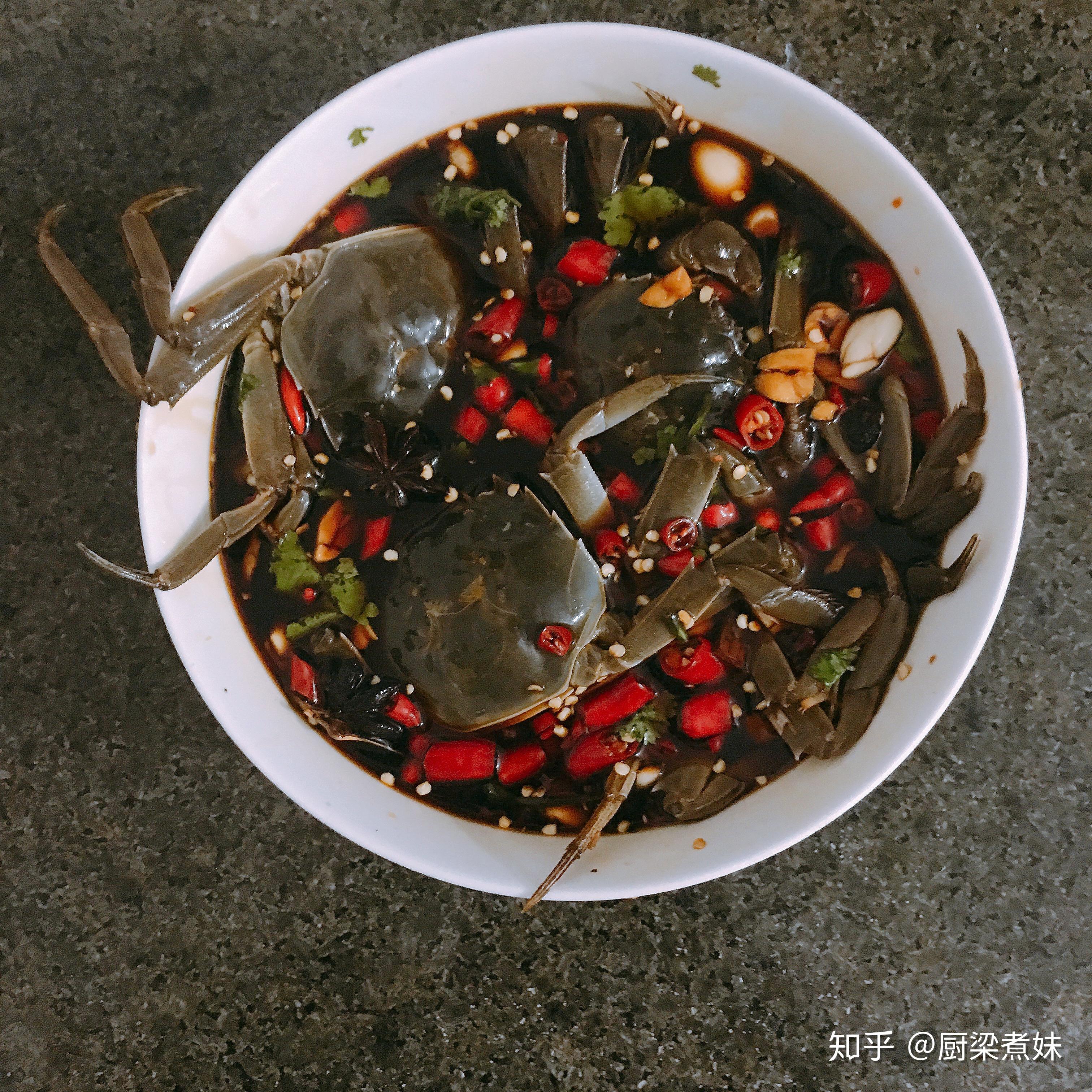 生腌大闸蟹一种让你吃了会上瘾的蟹没有更好吃的了