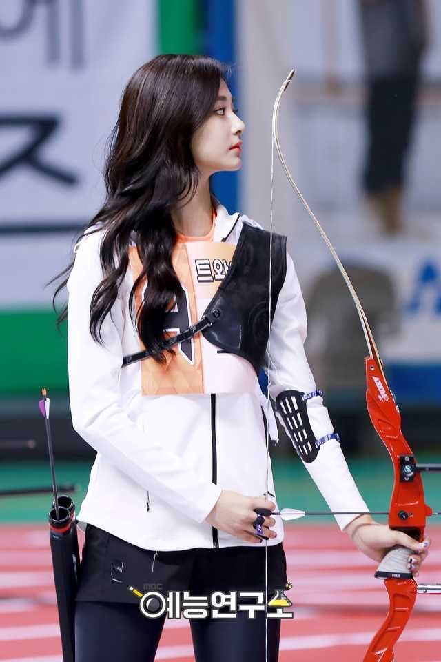 韩国射箭运动员周子瑜图片