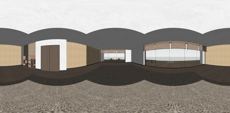 sketchup软件当中如何输出全景图