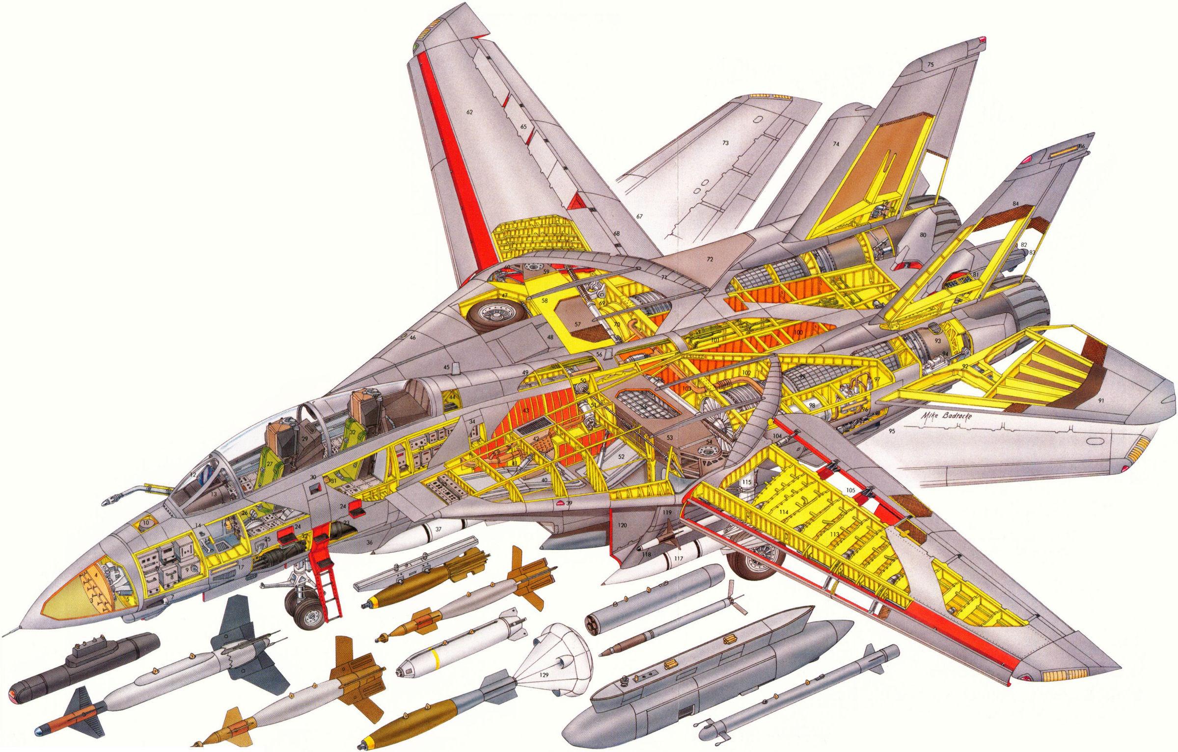 F-14三视图图片