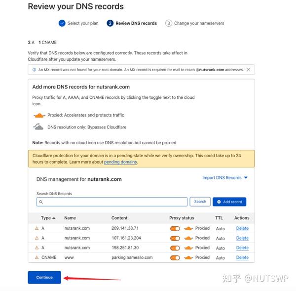  namesilo cloudflare 