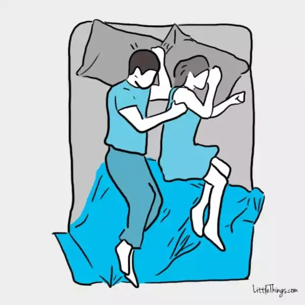 生理探秘情侣睡觉姿势隐含的情感状态