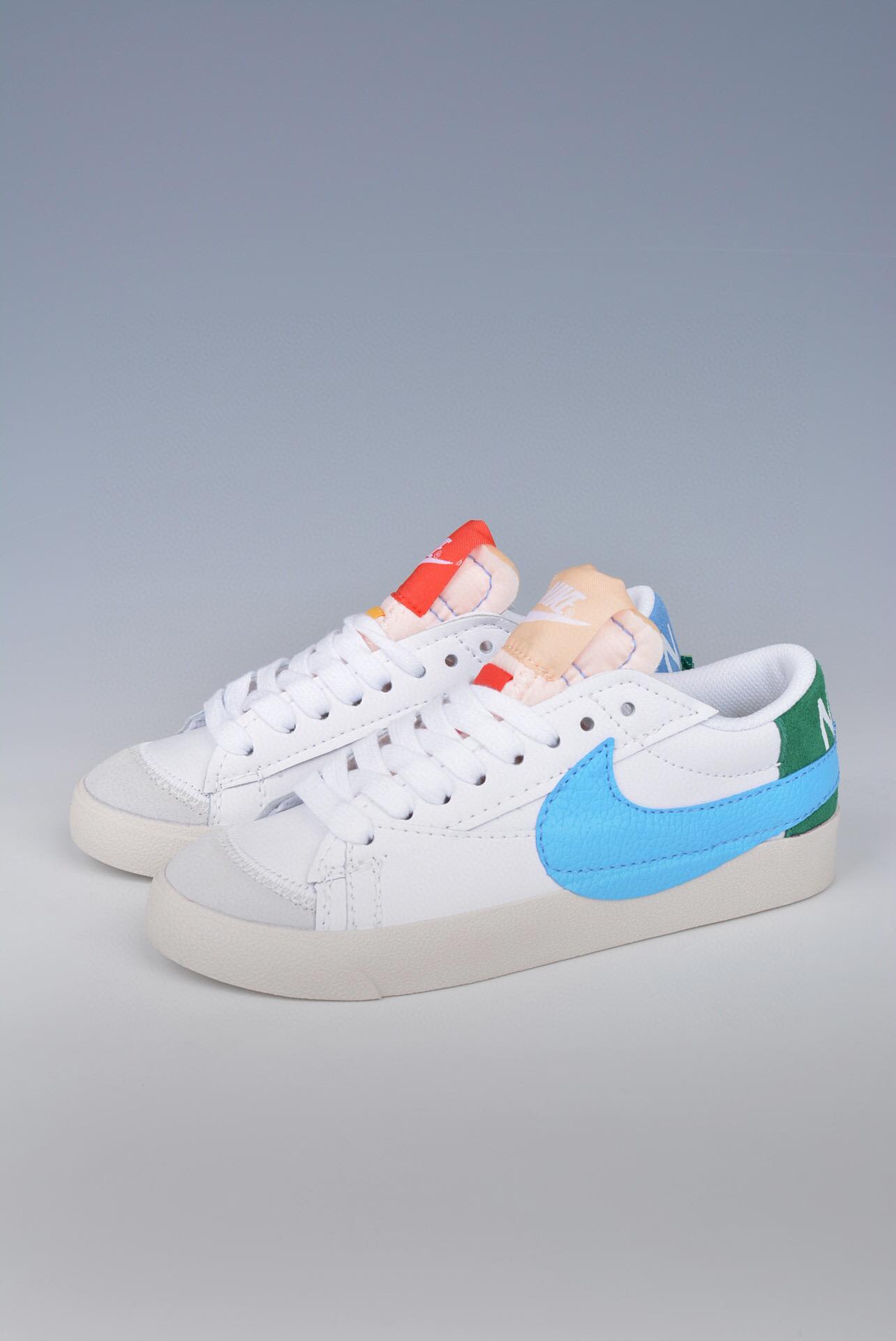 耐克nikeblazerlow77jumboswoosh大号开拓者低帮板鞋