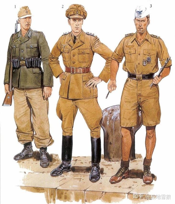 二战德军非洲军团军服 - 知乎