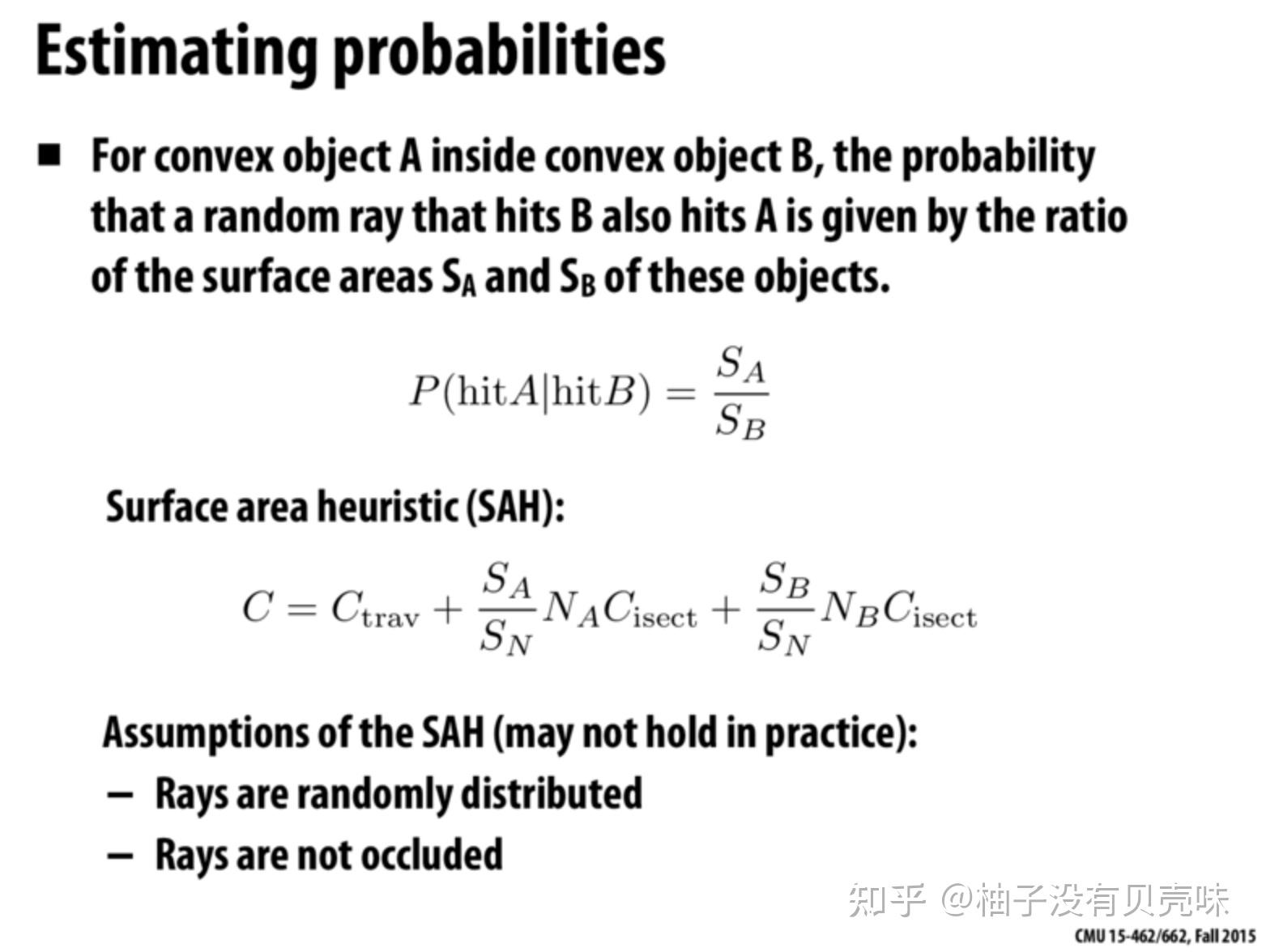 Games 101 6 Ray Tracing AABB BVH Vs SAH games-101-6-ray-tracing-aabb-bvh-vs-sah