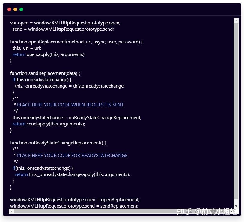 如何在普通JavaScript中捕获XMLHttpRequest? - 知乎