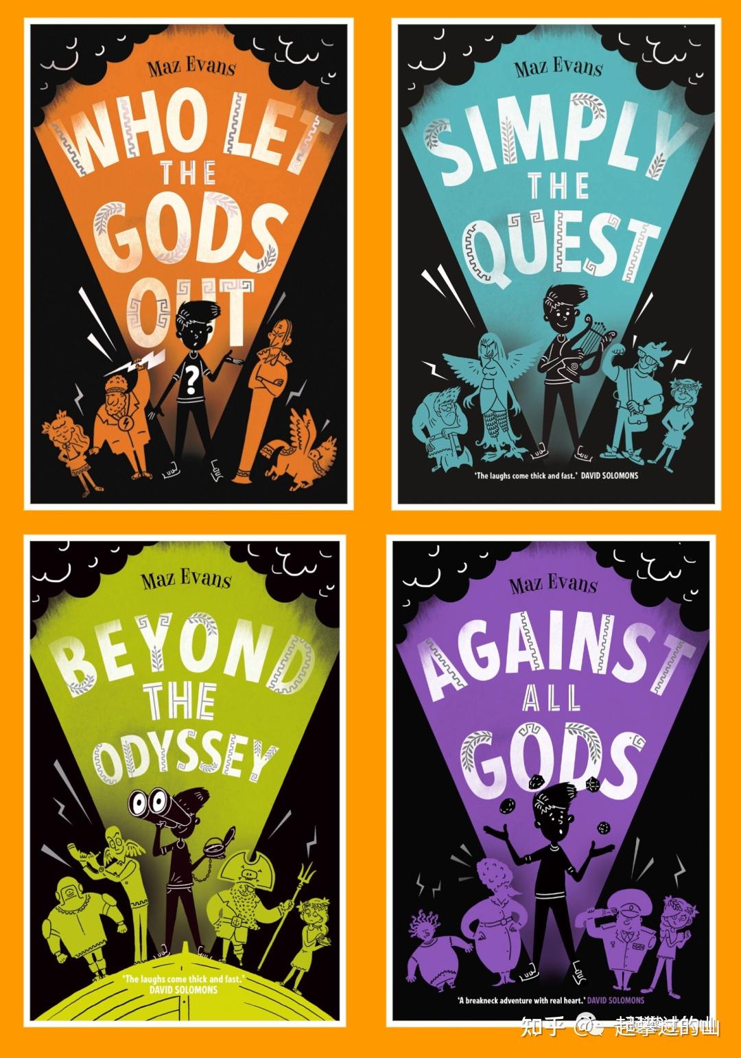 Who Let The Gods Out Series 1 4 Maz Evans who-let-the-gods-out-series-1-4-maz-evans