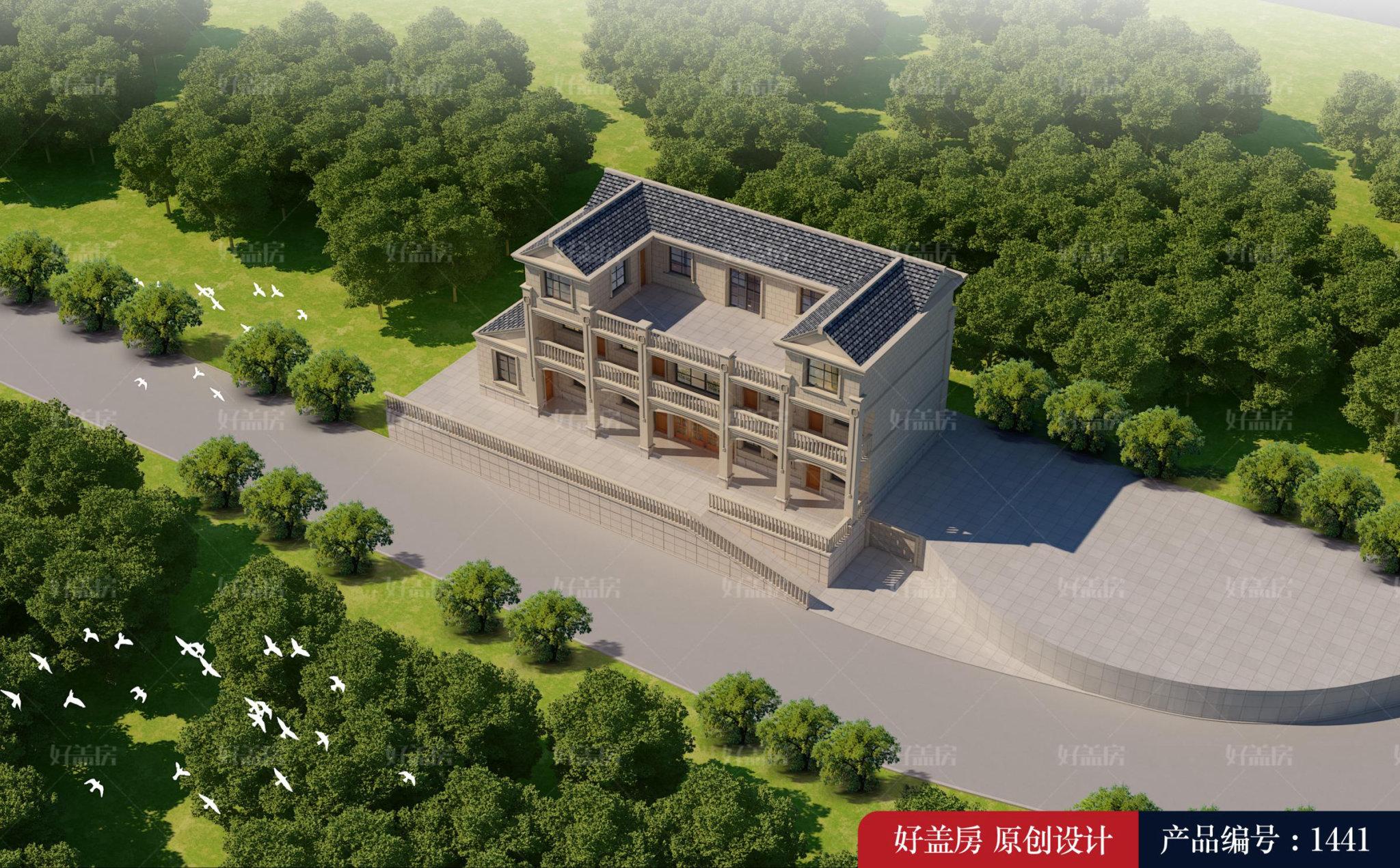 五间三层别墅图片大全