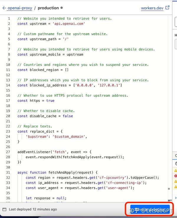 Chatgpt cloudflare workers openai 