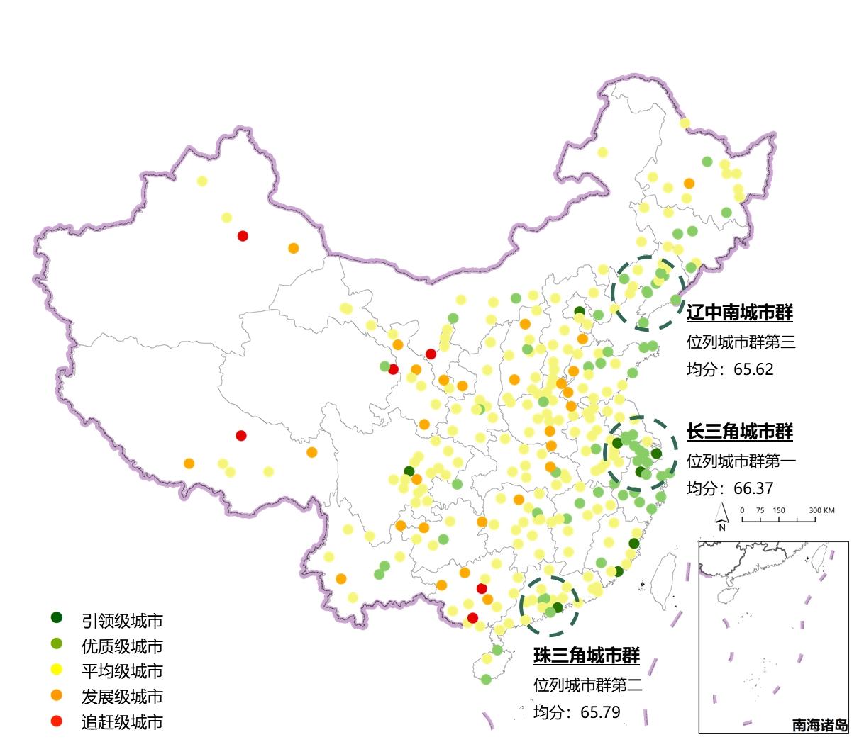 圖1 指數2023全國城市健康水平區域特徵分佈圖此外,健康環境,健康