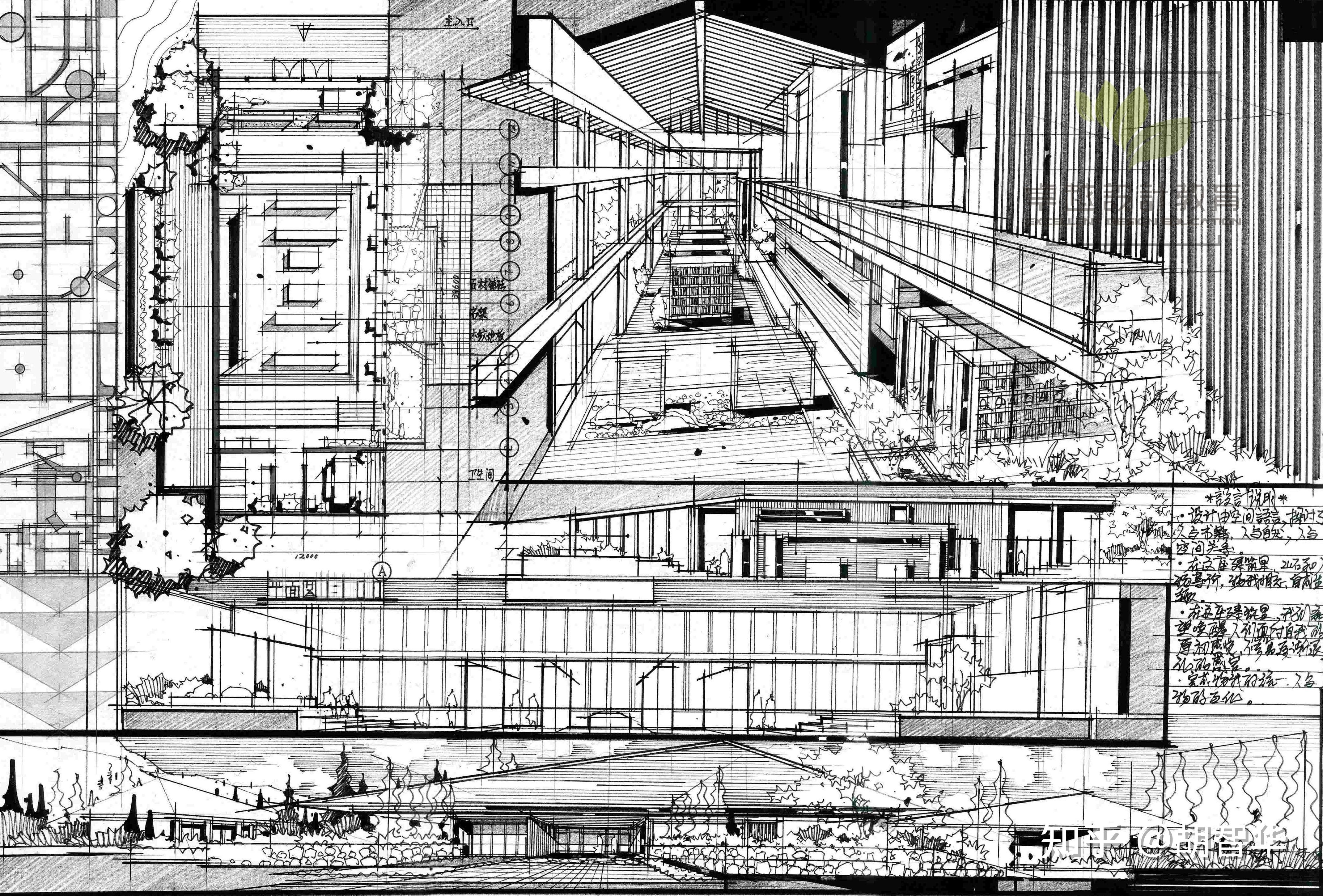 图书馆快题示范