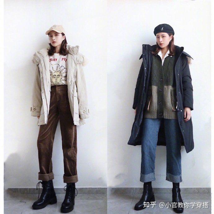 穿衣搭配女—冬季女士保暖又不显臃肿又好看的穿搭 - 知乎