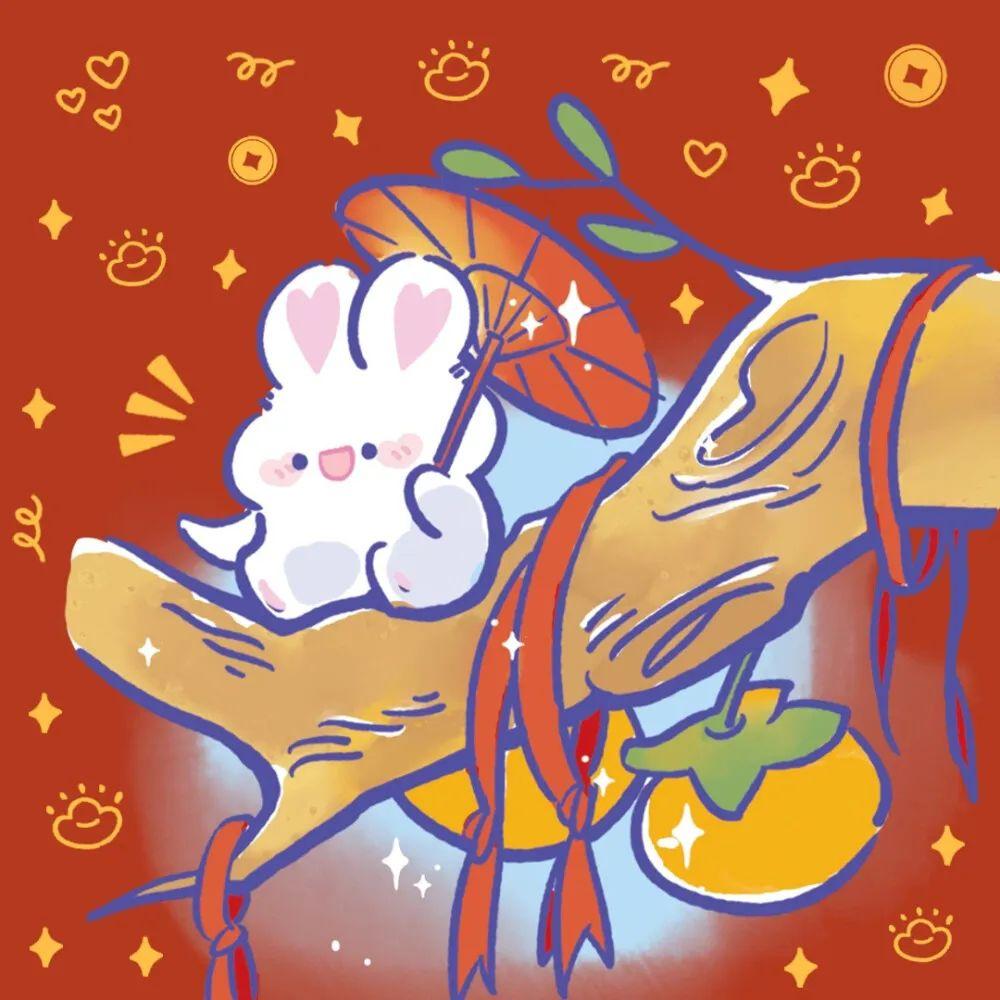 新年头像 | 喜气洋洋的兔兔头像 - 知乎