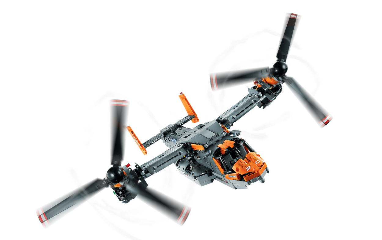 乐高42113贝尔波音v22鱼鹰直升机取消发售