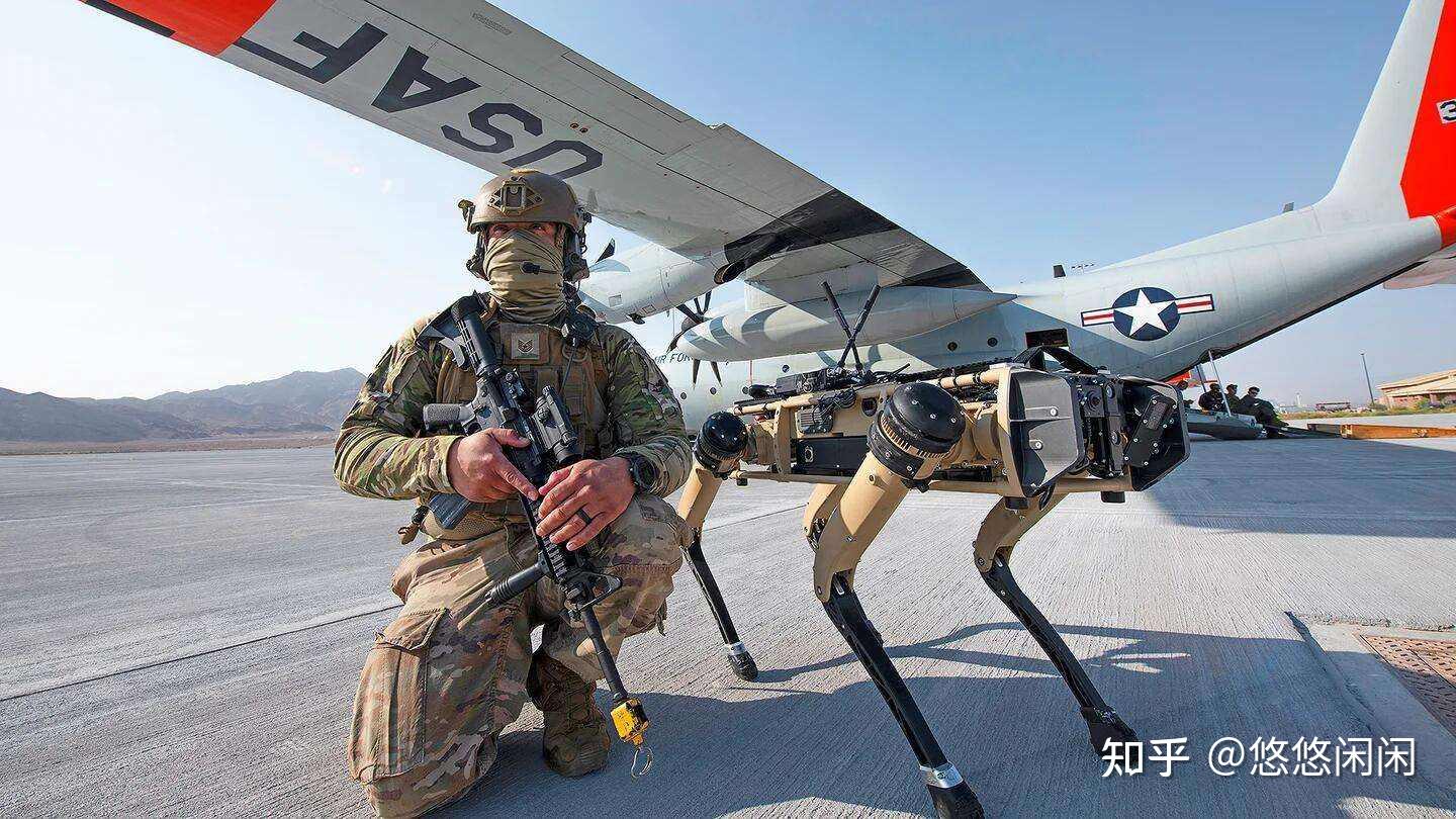 中印率先打响全面无人战争印度机器狗机器人无人战车就位