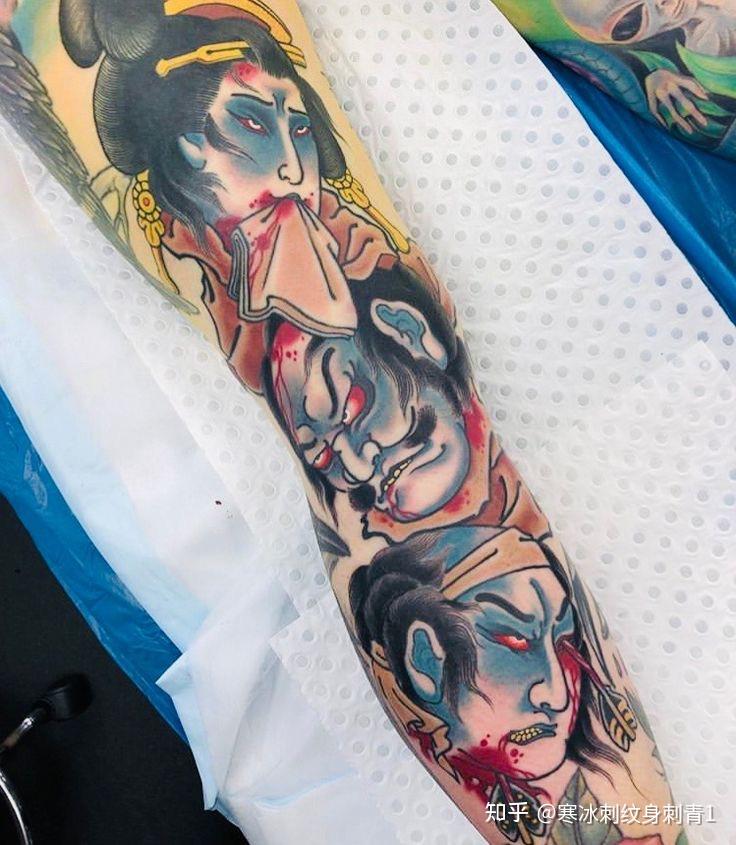 刹车印老传统日式乌鲁木齐纹身图案图片手稿推荐